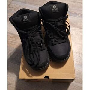 Volcom Women's Composite Toe Athletic High-Top Shoe, Black, 8 Wide